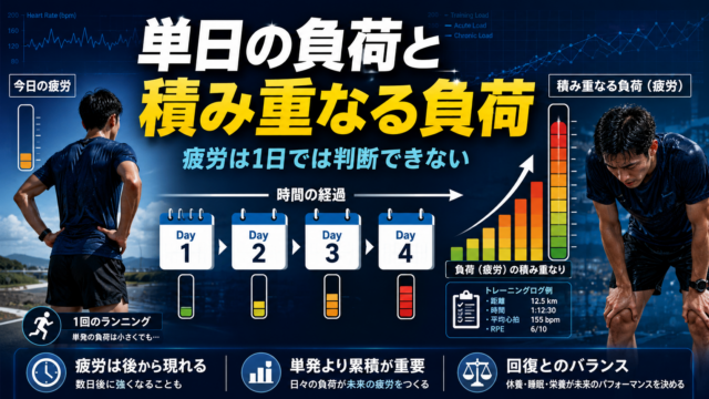93kgからの低強度ランニング再始動 #24 2026/06/14｜単日の負荷と積み重なる負荷
