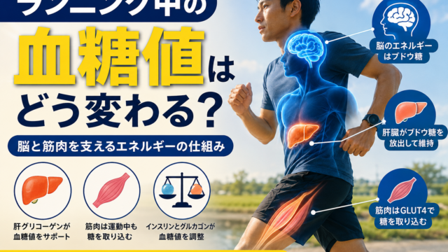 ランニング中の血糖値はどう変化するのか|脳と筋肉を支える仕組み ランニング中の血糖値はどう変化するのか|脳と筋肉を支える仕組み